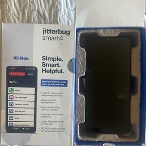 New in box - Jitterbug Smart4 for Seniors.